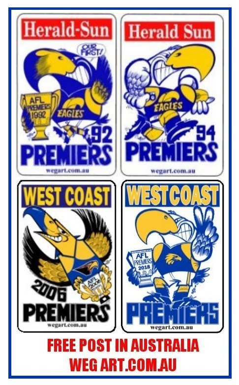 WCE 1992,94,06 & 18 Fridge Magnet FREE POST in AUST